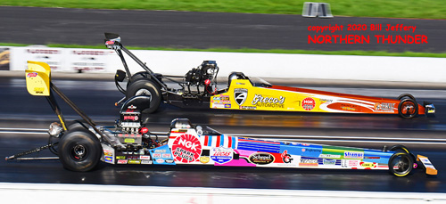 (near lane) Will Smith vs (far lane) Brandon Greco